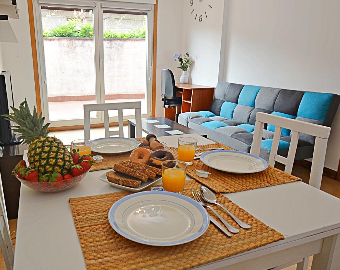 Apartamento Con Piscina Proximo A Sanxenxo Exteriör bild